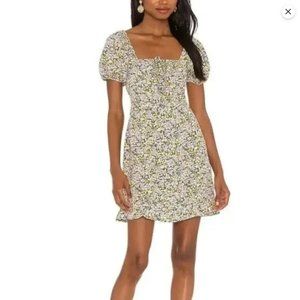 Sanctuary x Revolve Fresh Breeze Floral Mini Dress Sz 0 Boho